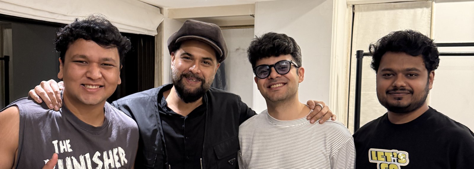 Kunal Rawal with the Fresh Lime Studios team at the studio